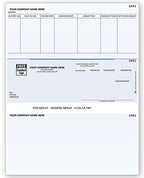DLM279 Laser Middle Accounts Payable Check Compatible with Peachtree for MAC 8 1/2 x 11"
