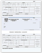 DLM306 Laser Middle Payroll Check 8 1/2 x 11"