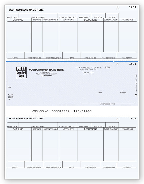 DLM312 Laser Middle Payroll Check...