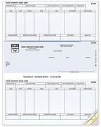 DLM331 Laser Middle Checks Payroll Sage/Peachtree Compatible 8 1/2 x 11"