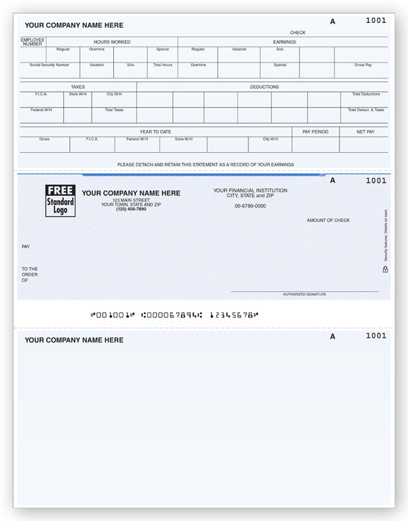 DLM340 Laser Middle Payroll Check...