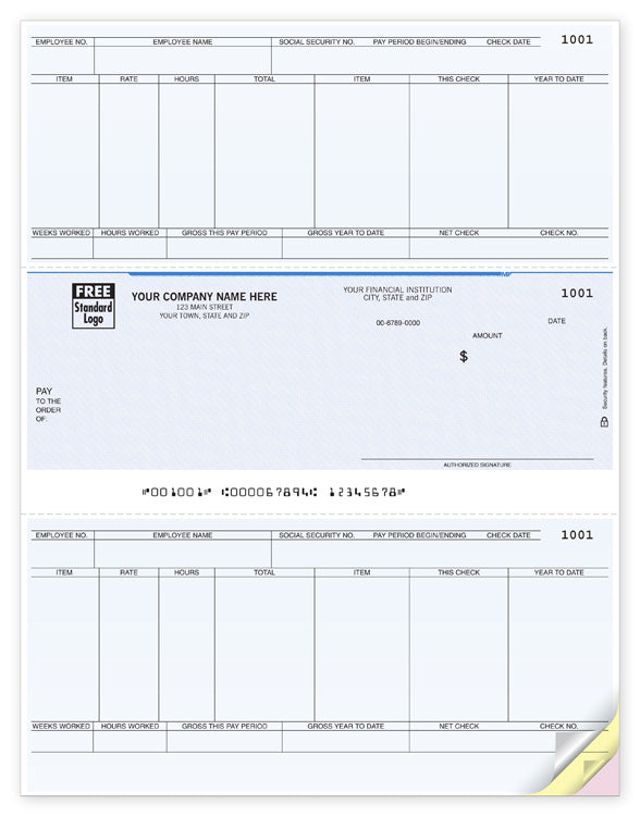 DLM341 Laser Checks Payroll Compatible...