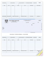 DLM341 Laser Checks Payroll Compatible with Sage/Peachtree 8 1/2 x 11"