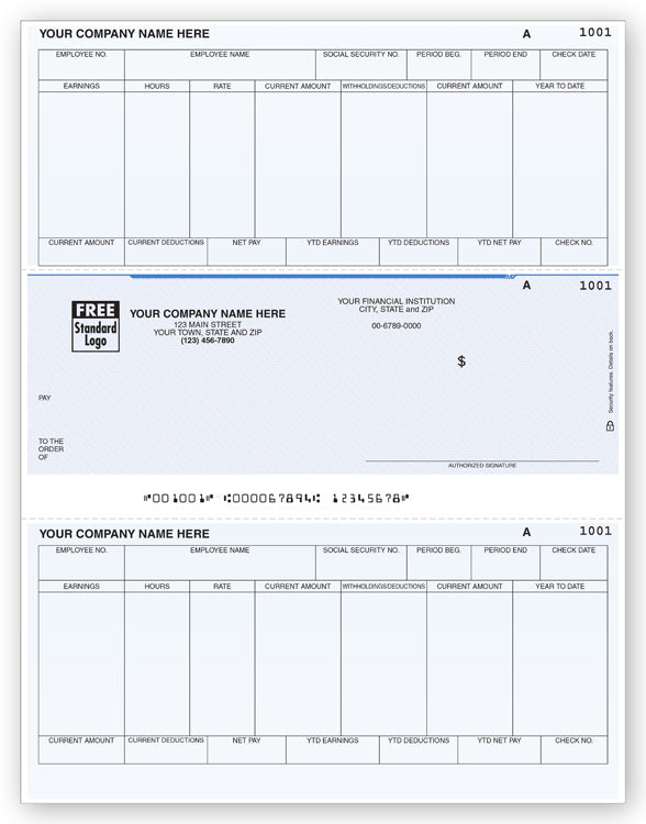 DLM342 Laser Middle Payroll Check...