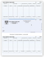 DLM342 Laser Middle Payroll Check 8 1/2 x 11"