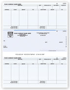 DLM343 Laser Middle Payroll Check 8 1/2 x 11"