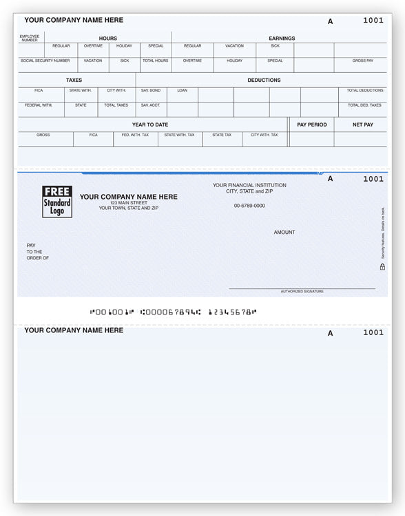 DLM362 Laser Middle Payroll Check...