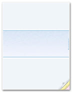 DLM832 Blank Laser Checks Middle Format 8 1/2 x 11"