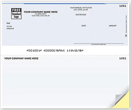 DLT100 Laser Top Multi-Purpose Check 8 1/2 x 7"