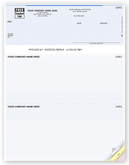 DLT113 Laser Top Multi-Purpose Check 8 1/2 x 11"
