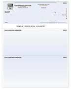 DLT125 Unlined Laser Checks Microsoft Office Accounting Compatible 8 1/2 x 11"