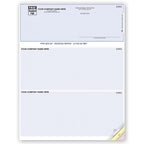 DLT126 Laser Top Unformatted Checks 8 1/2 x 11"