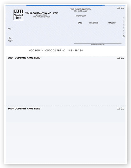 DLT130 Laser Top Multi-Purpose Check 8 1/2 x 11"