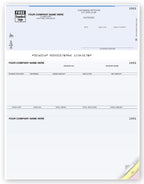 DLT203 Laser Top Accounts Payable Check 8 1/2 x 11"