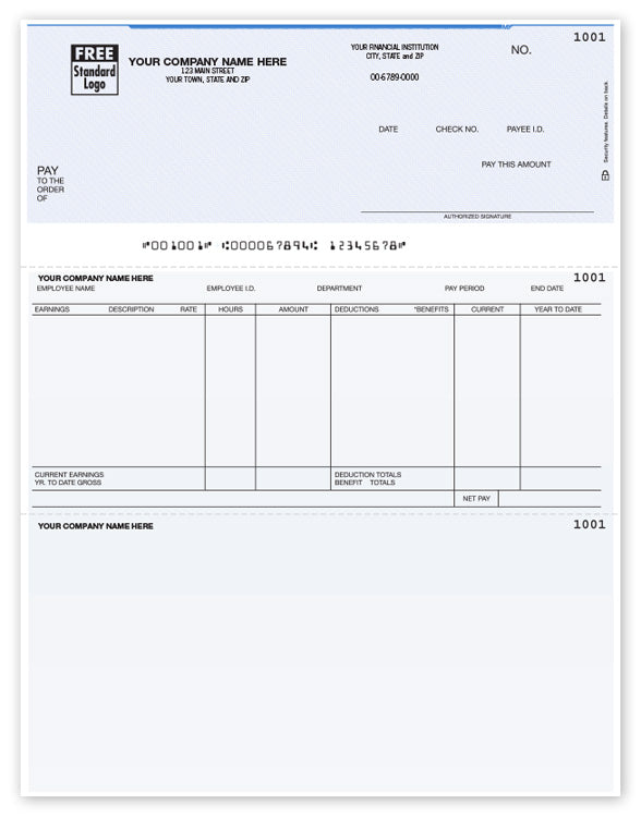 DLT308 Laser Top Payroll Check...