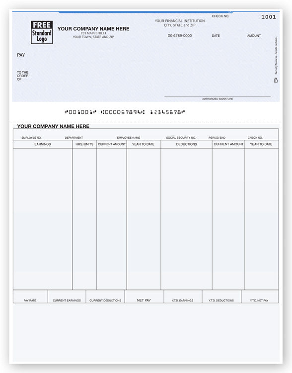 DLT312 Laser Top Payroll Check...