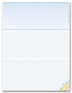 DLT831 Blank Laser Checks Top Format 8 1/2 x 11"