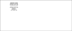 EN700-GL2 Premier Envelopes Gummed Crane Stocks 9 1/2 x 4 1/8"