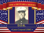 Heroes Yard Signs 18"W x 12"H