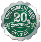 FSE03 Fossler Personalized Anniversary Seal Rolls SE-03 1 11/16" Circle