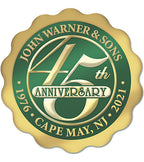 FSE10 Fossler Personalized Anniversary Seal Rolls SE-10 1 11/16" Circle