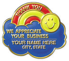FSETH2 Personalized Thank You Seal Rolls TH-02 2 x 1 3/4"