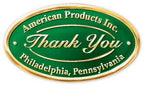 FSETH5 Personalized Thank You Seal Rolls TH-05 2 x 1 1/8"