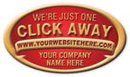 FSEWB2 Personalized Website Seal WB-2 2 5/16 x 1 5/16"