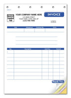 GEN0114 Compact Invoice Carbonless 5 2/3 x 7"