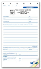 GEN0217 Compact Proposal Carbonless 5 2/3 x 8 1/2"
