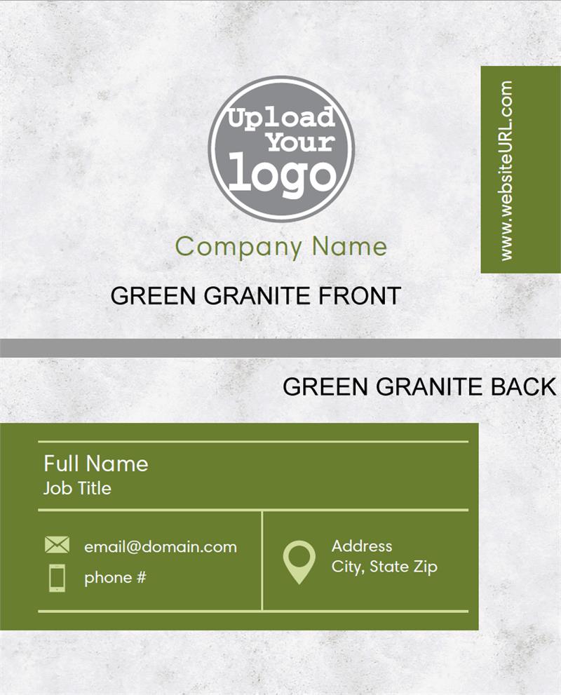 Full Color Granite Business Cards