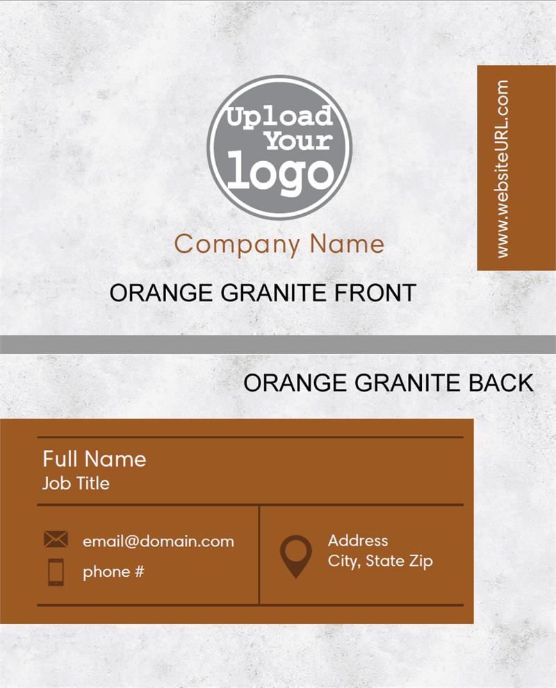 Full Color Granite Business Cards