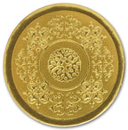 H1113 Round Gold Medallion Envelope Seal 1" Diameter