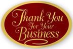 H1153 Thank You Envelope Seal 1 9/16 x 15/16"