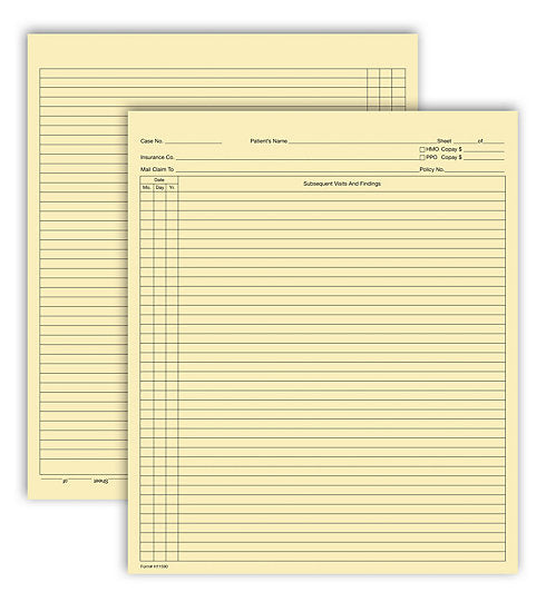 H11590 Continuation Exam Records Folder...