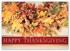 H15601 - N5601 Feeling Thankful Thanksgiving Holiday Cards 7 7/8 x 5 5/8"