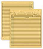 H356 General Patient Exam Records Folder Style 9 1/2 x 8"