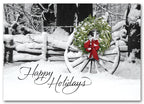 H58860 - N8860 Welcoming Sight Holiday Cards 7 7/8 x 5 5/8"