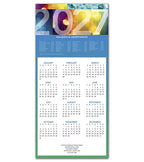 HHZ7416 Bold Year Calendar Card 7 7/8 x 16 3/4" Flat