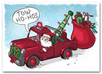 HML1512 - N1512 Tow Ho Ho Automotive Holiday Cards 7 7/8 x 5 5/8"