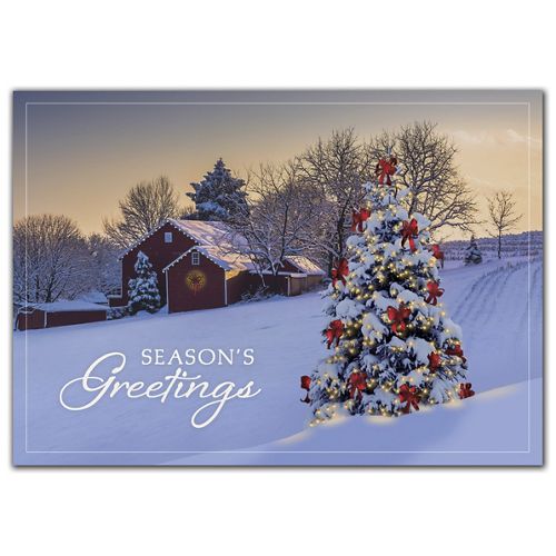 HP02101 Country Morning Holiday Cards...