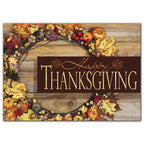 HP02113 Autumn Harvest Thanksgiving Cards 7 7/8 x 5 5/8"