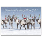 HP09308 Antler Chandelier Holiday Cards 7 7/8 x 5 5/8"
