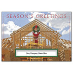 HP09328 Carefully Crafted Contractor & Builder Holiday Cards 7 7/8 x 5 5/8"