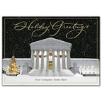 HP09329 Jolly Justice Attorney Legal Holiday Cards 7 7/8 x 5 5/8"