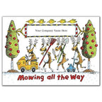 HP09330 Landscaping Reindeer Holiday Cards 7 7/8 x 5 5/8"
