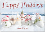 HP13305 - N3305 Snowgang Holiday Cards 7 7/8 x 5 5/8"