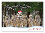 HP14315 - N4315 Owl of Us Christmas Cards 7 7/8 x 5 5/8"