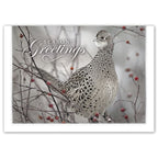 HP16308 - N6308 Feathered Friend Holiday Cards 7 7/8 x 5 5/8"