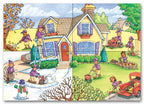 HS09056 - N9056 Seasonal Services Landscaping Holiday Card 7 7/8 x 5 5/8"